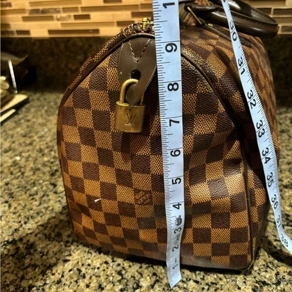 Louis Vuitton Damien Speedy 30 purse - Picture 5 of 11